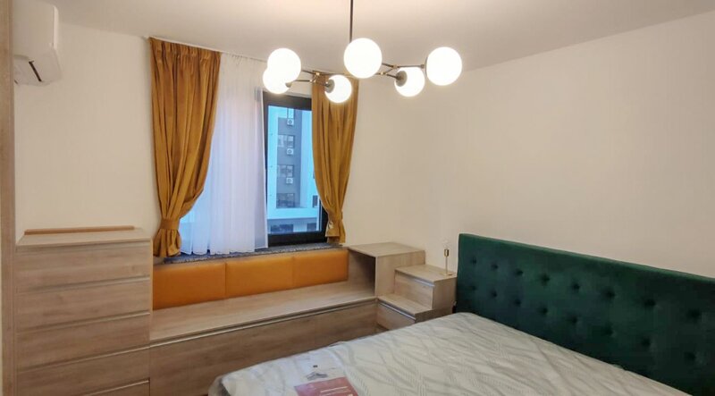 Pipera, rond OMV, studio, nou, lux, dormitor separat, parcare